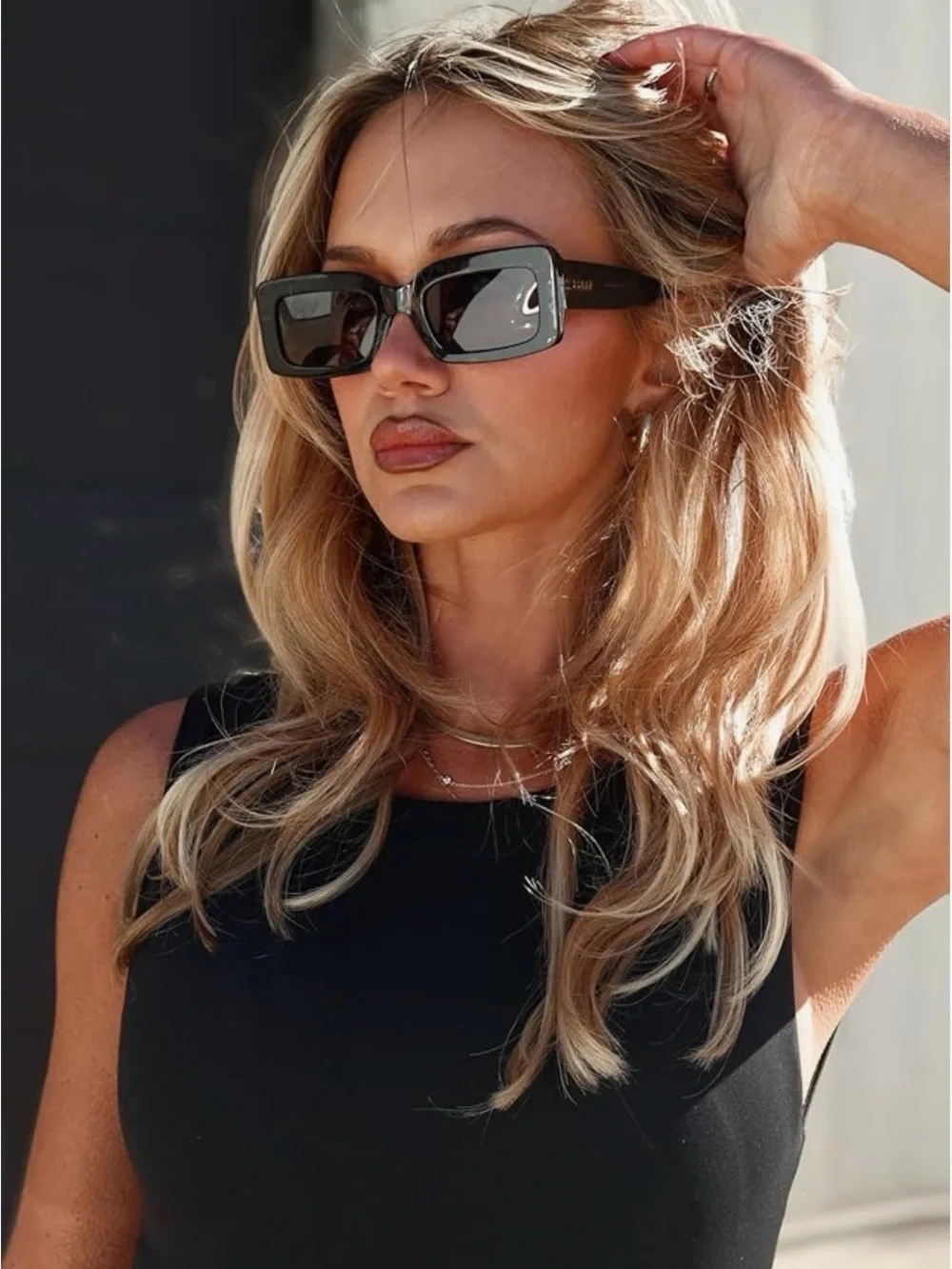 DIFF x SEPHORA Women's Indy 51mm Rectangle Sunglasses